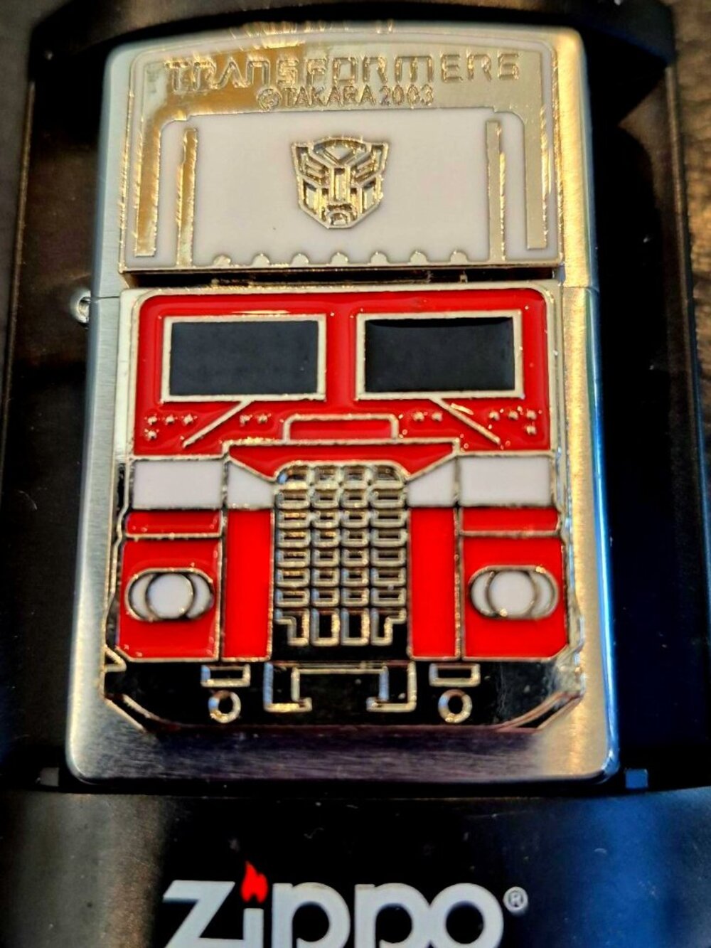 2007 Transformer Enameled Emblem Zippo Lighter